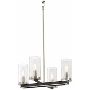 Cole's Crossing - 4 Light Convertible Pendant - 11.75 inches tall by 18 inches wide - 1209194