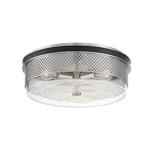 Coles Crossing - 3 Light Flush Mount - 5.13 inches tall by 15 inches wide - 1209292
