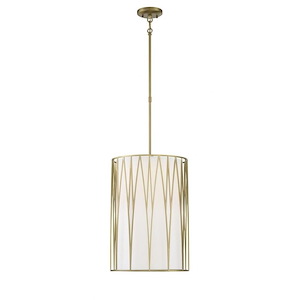 Regal Terrace - 1 Light LED Pendant - 32 inches tall by 14.25 inches wide