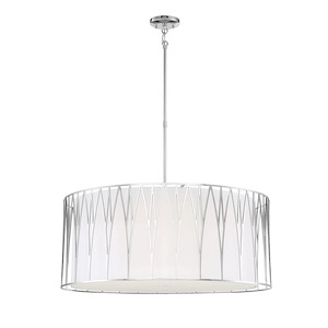 Regal Terrace - 6 Light LED Pendant - 27 inches tall by 32 inches wide - 1033340