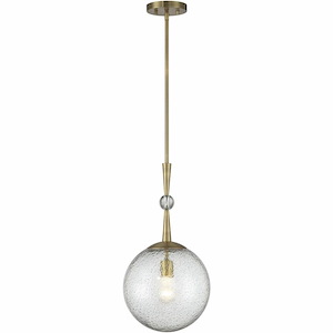 Poluluxe - 1 Light Mini Pendant-21.13 Inches Tall and 11 Inches Wide