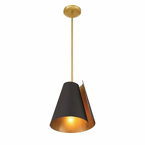 Hillcrest - 1 Light Pendant-14 Inch Tall and 12 Inch Wide - 1375531