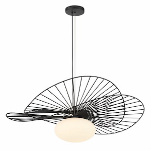 Langley - 1 Light Pendant-10.25 Inch Tall and 33.5 Inch Wide - 1375534