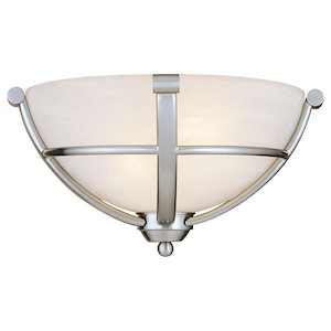Paradox - 2 Light Wall Sconce in Transitional Style - 7 inches tall by 13 inches wide