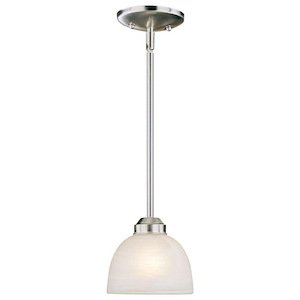 Paradox - 1 Light Mini Pendant in Transitional Style - 5.5 inches tall by 6.5 inches wide
