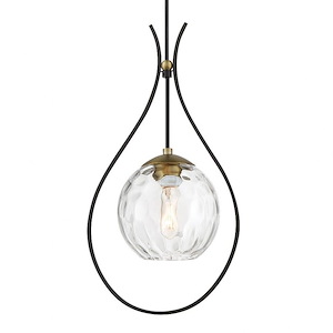 Cody - 1 Light Mini Pendant-16 Inches Tall and 8.63 Inches Wide