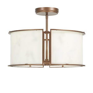 Buchanan - 4 Light Semi-Flush Mount-12.5 Inches Tall and 17.5 Inches Wide