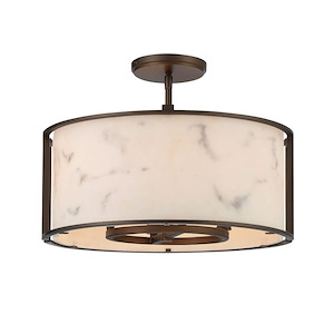 Buchanan - 4 Light Semi-Flush Mount-12.5 Inches Tall and 17.5 Inches Wide - 1292869