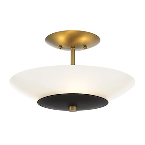 Bax - 3 Light Flush Mount-8.88 Inches Tall and 13.88 Inches Wide - 1333019