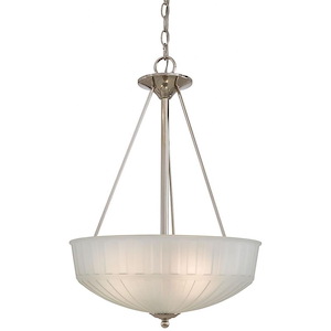1730 Series - 3 Light Pendant in Transitional Style - 24.25 inches tall by 16.75 inches wide