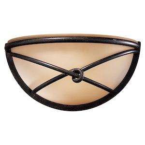 Aspen - 1 Light Wall Sconce in Traditional Style - 6.5 inches tall by 12.75 inches wide - 1333347