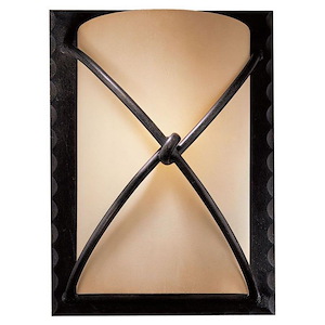 Aspen - 1 Light Wall Sconce in Traditional Style - 12.5 inches tall by 9.25 inches wide