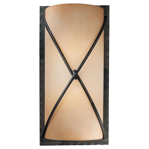 Aspen - 2 Light Wall Sconce in Traditional Style - 18.5 inches tall by 9.5 inches wide