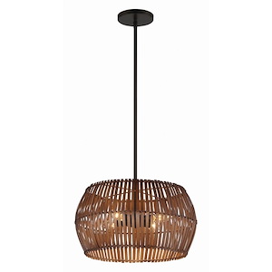 Brentwood Shore - 4 Light Pendant In 13 Inches Tall and 16 Inches Wide - 1084686
