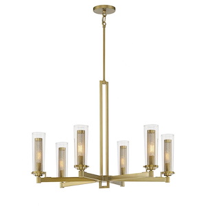 Emmerham - 6 Light Chandelier-23.75 Inches Tall and 32 Inches Wide - 1292922
