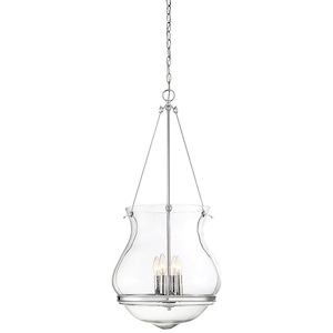 Atrio - 4 Light Pendant in Transitional Style - 36 inches tall by 20 inches wide - 621201