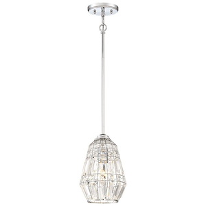 Braiden - 1 Light Mini Pendant in Transitional Style - 10.25 inches tall by 7.25 inches wide