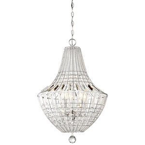 Braiden - 5 Light Pendant in Transitional Style - 26.5 inches tall by 18 inches wide