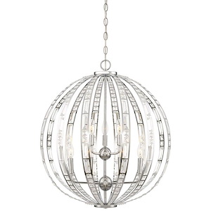 Palermo - 9 Light Pendant in Transitional Style - 27.5 inches tall by 24 inches wide