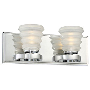 Good Lumens 2 Light Bath Vanity Approved for Damp Locations