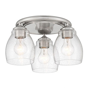 Winsley - 3 Light Semi-Flush Mount In Traditional Style-8 Inches Tall and 15 Inches Wide - 1293068
