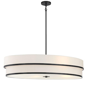 Cascade - 4 Light Oval Pendant-20.75 Inches Tall and 42 Inches Wide - 1292971