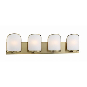 Bishop Crossing - 4 Light Bath Vanity-8.88 Inches Tall and 33.5 Inches Wide - 1292876