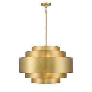 Spyglass Terrace - 5 Light Pendant-26.13 Inches Tall and 26 Inches Wide