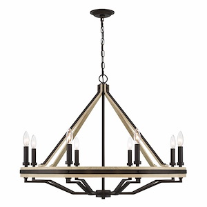 Sonoma - 8 Light Chandelier-25.75 Inch Tall and 34 Inch Wide - 1375566