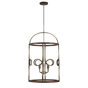 Yorkville - 4 Light Pendant-33 Inches Tall and 18 Inches Wide