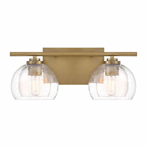 Glint - 2 Light Bath Vanity-6.75 Inch Tall and 15.5 Inch Wide