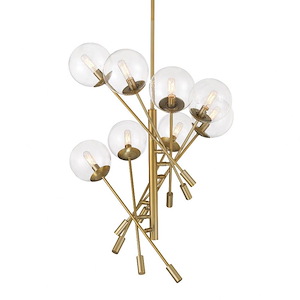 Auresa - 8 Light Pendant-24.13 Inches Tall and 32 Inches Wide
