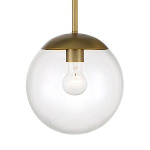 Auresa - 1 Light Convertible Pendant-8.63 Inches Tall and 8.25 Inches Wide