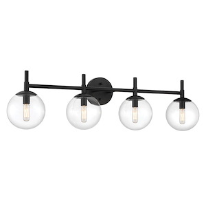 Auresa - 4 Light Bath Vanity-9.38 Inches Tall and 35.38 Inches Wide - 1293074
