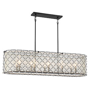 Sheer Elegance - 10 Light Island-17.5 Inches Tall and 48 Inches Wide - 1262029