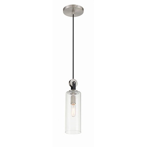 Pullman Junction - 1 Light Mini Pendant-12.38 Inches Tall and 3.5 Inches Wide - 1292929