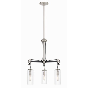 Pullman Junction - 3 Light Chandelier-24 Inches Tall and 20 Inches Wide - 1293079