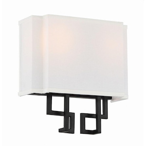 Upham Estates - 2 Light Wall Sconce-10.38 Inches Tall and 9.63 Inches Wide - 1293027