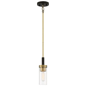 Ainsley Court - 1 Light Mini Pendant in Transitional Style - 10.75 inches tall by 3.25 inches wide - 725470