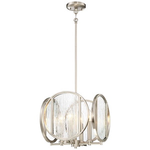 Via Capri - 4 Light Pendant in Contemporary Style - 12.5 inches tall by 13.25 inches wide - 621169
