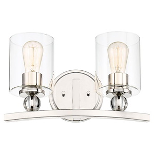 Studio 5 - 2 Light Bath Vanity in Transitional Style - 9 inches tall by 15.5 inches wide - 720990