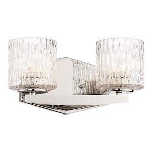 Maginot - 2 Light Transitional Bath Vanity Approved for Damp Locations in Transitional Style - 5.75 inches tall by 11.5 inches wide - 628701
