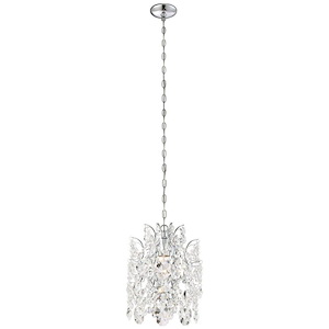 Isabella's Crown - 1 Light Mini Pendant in Traditional Style - 12.75 inches tall by 9.75 inches wide - 822514