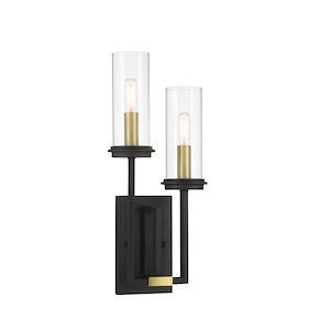 Hillstone - 2 Light Wall Sconce-19 Inches Tall and 8.25 Inches Wide - 1306131