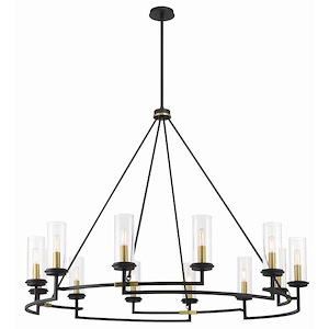 Hillstone - 12 Light Chandelier-38.13 Inches Tall and 50.25 Inches Wide - 1306134