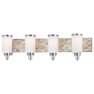 Cashelmara - 4 Light Contemporary Bath Vanity in Contemporary Style - 8.25 inches tall by 34 inches wide