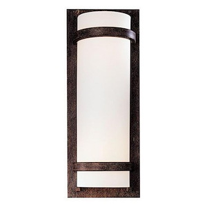 2 Light Wall Sconce in Contemporary Style - 17.25 inches tall by 6.5 inches wide