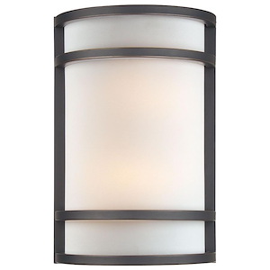 2 Light Wall Sconce in Contemporary Style - 12 inches tall by 8 inches wide