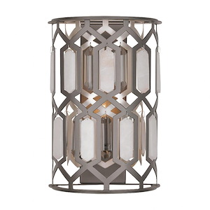 Hexly - 1 Light Wall Sconce-16 Inches Tall and 11 Inches Wide - 1333057