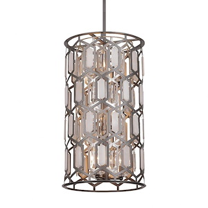 Hexly - 9 Light Foyer Pendant-28.75 Inches Tall and 16 Inches Wide